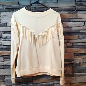 Sweatshirt, Ana brand, size M, off white/cream color